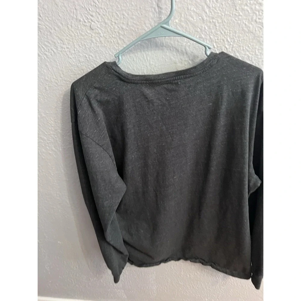 Polo Ralph Lauren Mens Charcoal Gray Crew Neck Size Large Long Sleeve‎ T Shirt
